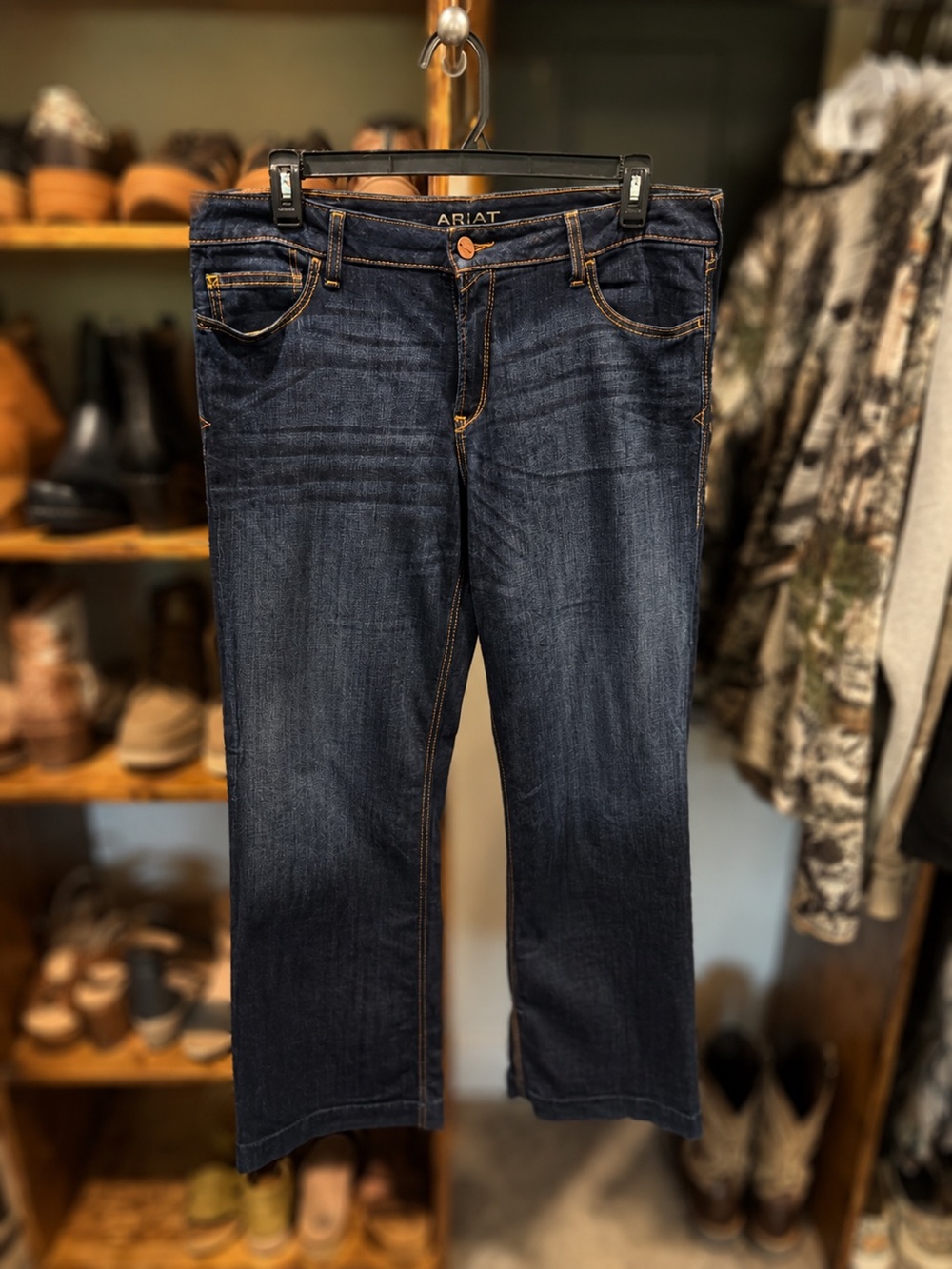 Ariat Women's Dark Blue Straight Leg Jeans